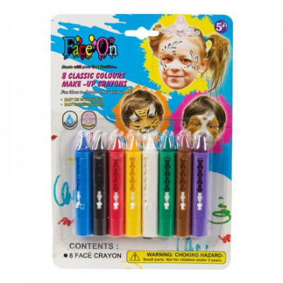 FaceOn Sminkkritor 8-pack