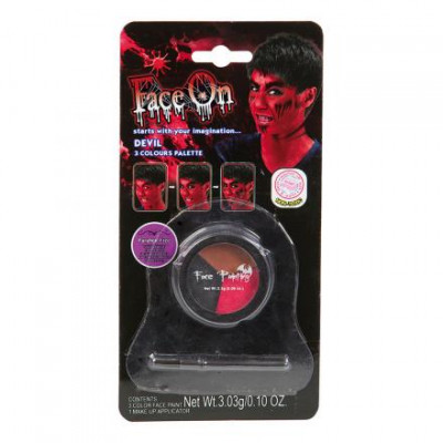FaceOn Sminkset Djävul