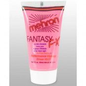 Fantasy F-X Makeup - Water Based - 30 ml - Glow Orange  Mehron Ansikts- och Kroppssmink - LYSER I MÖRKRET