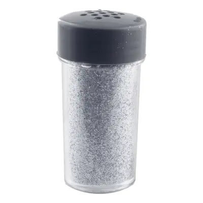 Glitter i Burk Silver - 16 gram
