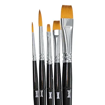 Grimas Ansiktsmålning Penselset Round/Flat