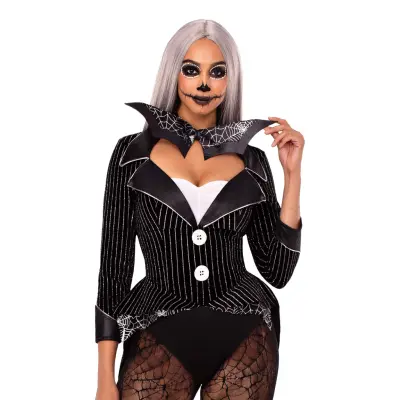 Halloween Bat Body Deluxe Maskeraddräkt - Medium