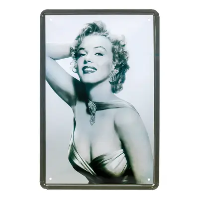 Metalltavla Marilyn Monroe