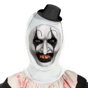 Läskig Clown Kit med Smink - One size