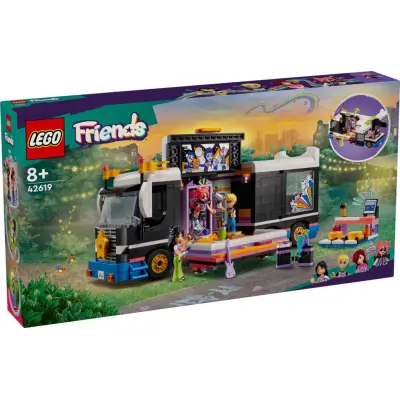 LEGO® Friends Popstjärnans turnébuss 42619 - LEGO -  Leksaksaffären