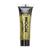 Moon Ansikts-kroppsglitter i tub 12 ml-Guld