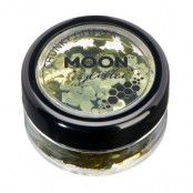 Moon Ansikts-& kroppsglitter i burk 3 g-Guld
