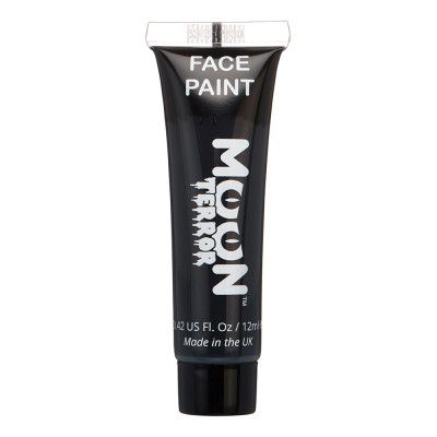 Moon Creations Halloween Ansikts- & Kroppsfärg - Midnight Black