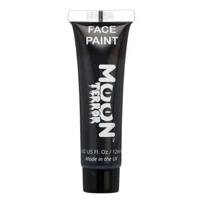 Moon Creations Halloween Ansikts- & Kroppsfärg - Midnight Black