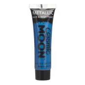 Moon Creations Metallic Ansikts-&Kroppsfärg - Blå