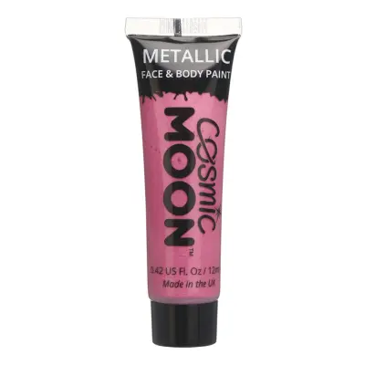 Moon Creations Metallic Ansikts-&Kroppsfärg - Rosa