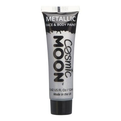 Moon Creations Metallic Ansikts-&Kroppsfärg - Silver