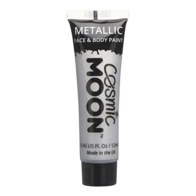 Moon Creations Metallic Ansikts-&Kroppsfärg - Silver