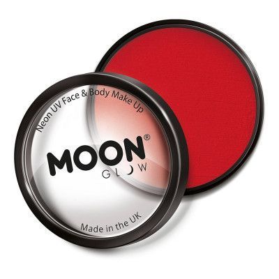 Moon Creations Pro UV Neon Ansikts-&Kroppsfärg - Röd