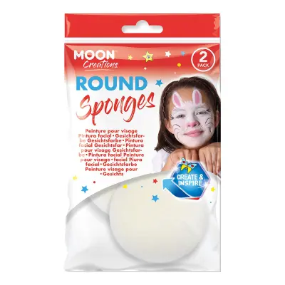 Moon Creations Runda Sminksvampar - 2-pack