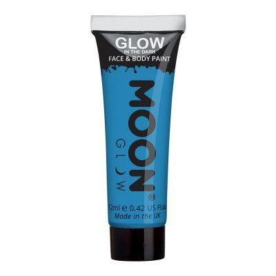 Moon Creations Självlysande Ansikts-&Kroppsfärg - Blå