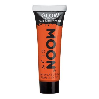 Moon Creations Självlysande Ansikts-&Kroppsfärg - Orange