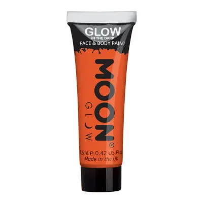 Moon Creations Självlysande Ansikts-&Kroppsfärg - Orange