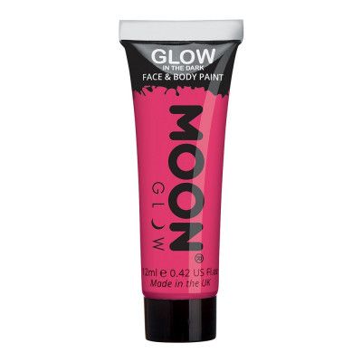 Moon Creations Självlysande Ansikts-&Kroppsfärg - Rosa