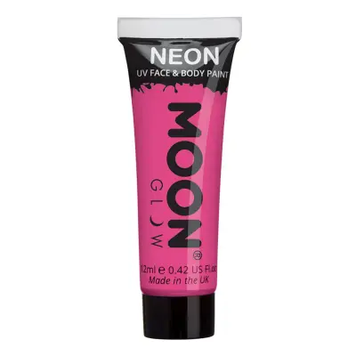 Moon Creations UV Neon Ansikts-&Kroppsfärg - Rosa