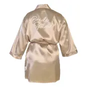 Morgonrock Bride Squad Créme - One size