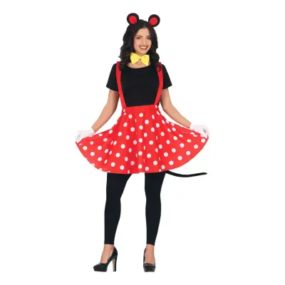 Mus Dam Maskeraddräkt - Small