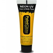 Neon UV/Blacklight Face & Body Paint 10 ml - Ljus Neon Orange
