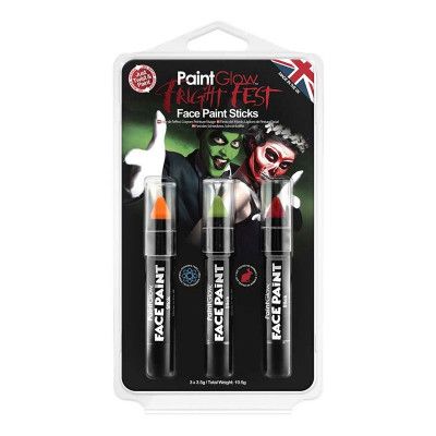 PaintGlow Fright Fest Sminkpennor Halloween Kit