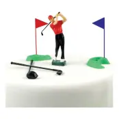 Tårtdekorationsset Golf - 13-pack
