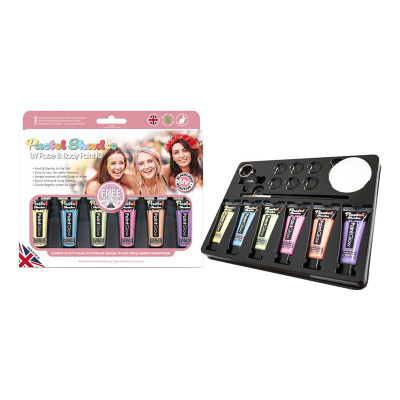 PaintGlow UV Pastell Sminkset