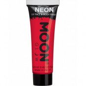 Röd Neon UV/Blacklight Ansikts- och Kroppsfärg 12 ml