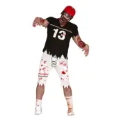 Rugbyspelare Zombie Maskeraddräkt - Medium