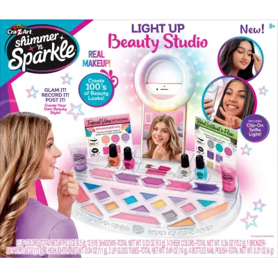 Shimmer n Sparkle Light Up Beauty Studio - Shimmer n Sparkle -  Leksaksaffären