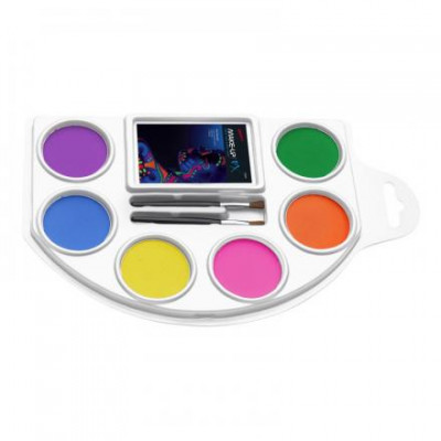 Smiffys UV Ansikts- & Kroppsfärg Sminkset