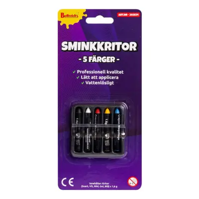 Sminkkritor 5-färger
