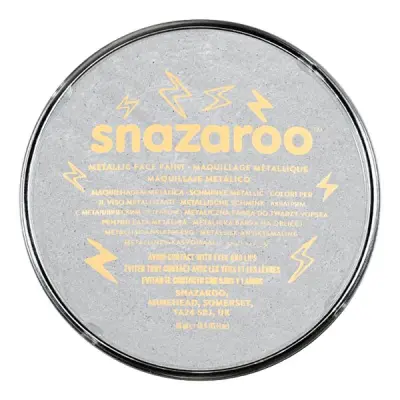 Snazaroo Ansikts- & Kroppsfärg Metallic - Silver