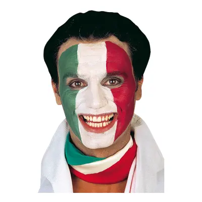 Supportersmink Vit/Röd/Grön