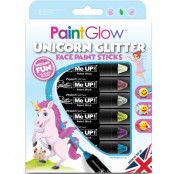 Unicorn Glitter - Sminkset med 6 Sminkstift
