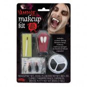 Vampyr make-up kit med tänder