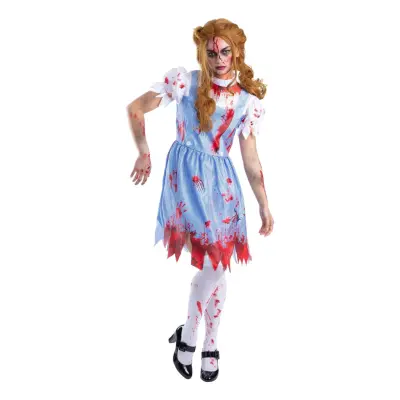 Zombie Country Girl Maskeraddräkt - X-Small