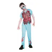 Zombie Kirurg Barn Maskeraddräkt - Medium