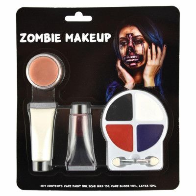 Zombie Makeup Set Halloween - Leksaksaffären -  Leksaksaffären