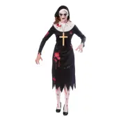 Zombie Nunna Maskeraddräkt - XX-Large