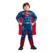 Man of Steel Superman Deluxe Barn Maskeraddräkt - Large