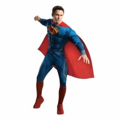 Man of Steel Superman Deluxe Maskeraddräkt