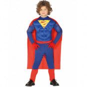Superman Inspirerad Dräkt för Barn