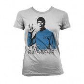 Star Trek - Live Long And Prosper Girly T-Shirt XXL