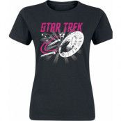 Star Trek T-shirt - Adventure - L XXL - för Dam - svart