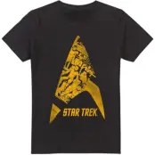 Star Trek T-shirt - Delta Crew - M 5XL - för Herr - svart