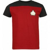 Star Trek T-shirt - Logo - S XXL - för Herr - röd/svart